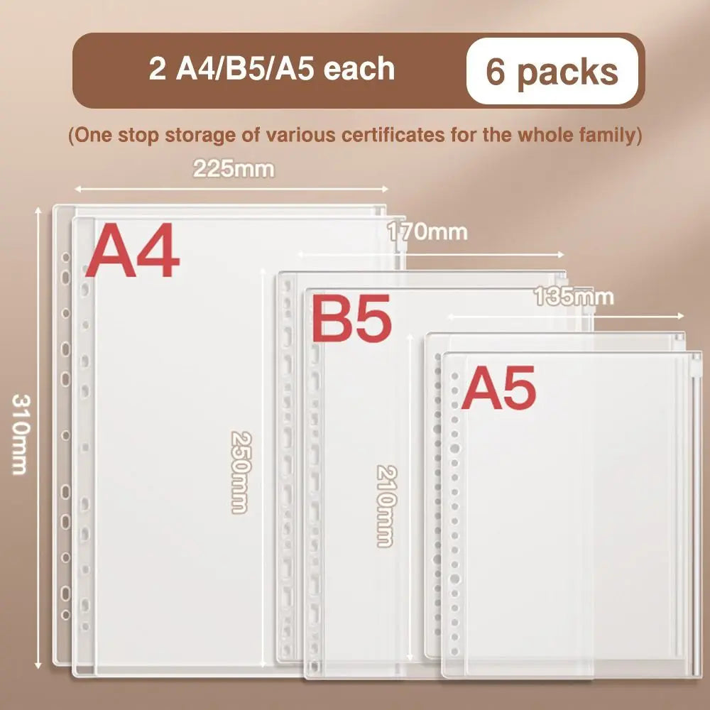 Classeur de Rangement Multifonction A4/A5/B5