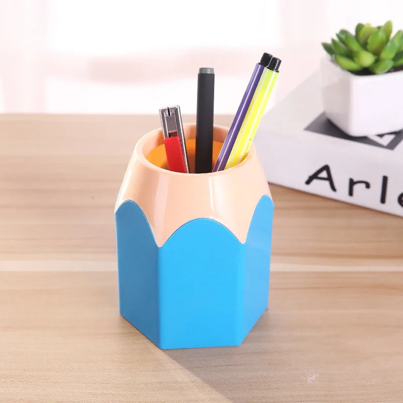 Pot à Crayons en Bois