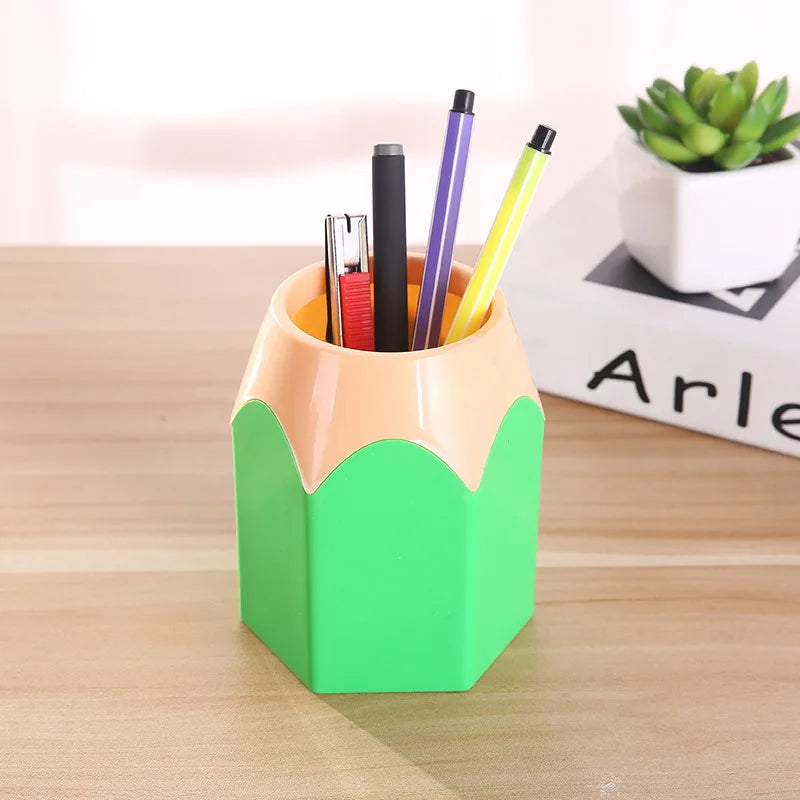 Pot à Crayons en Bois