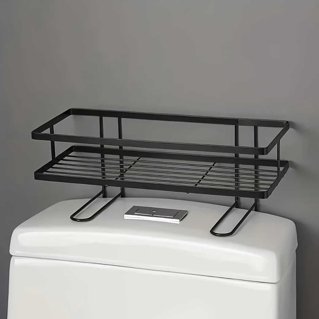 Étagère de Rangement WC Sans Perçage