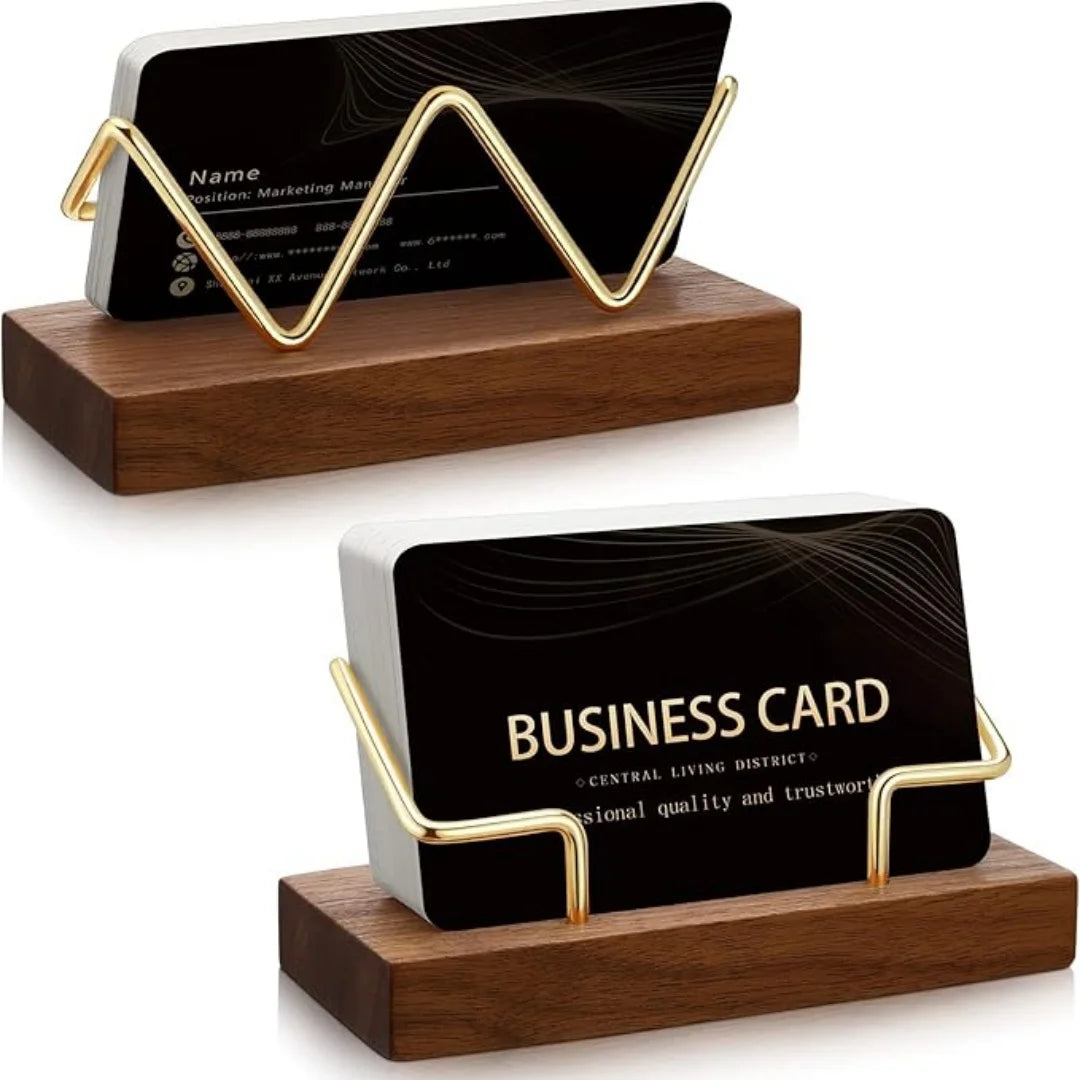 Porte-Cartes de Visite en Bois