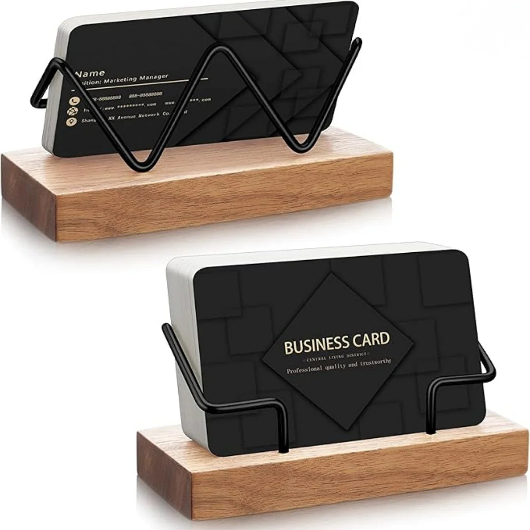 Porte-Cartes de Visite en Bois