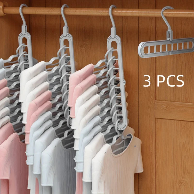 Cintres Gain de Place Pliables (Lot de 3)