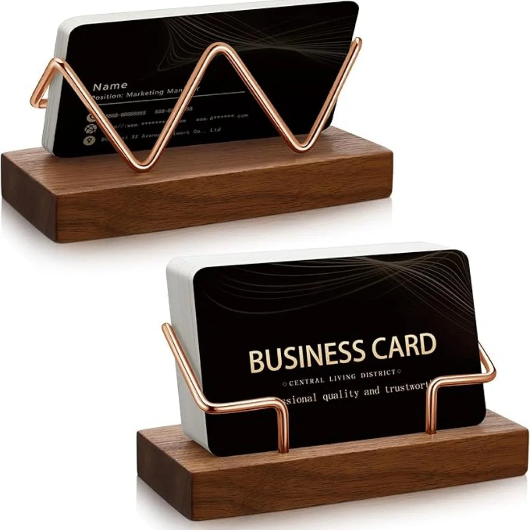Porte-Cartes de Visite en Bois