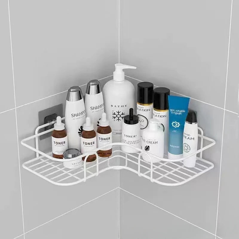 Étagère d'Angle Murale pour Salle de Bain