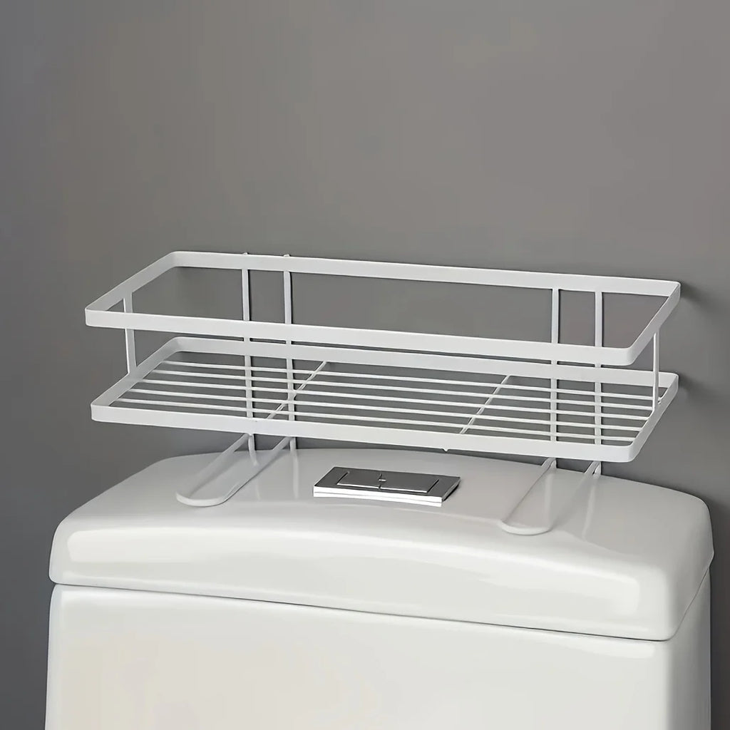 Étagère de Rangement WC Sans Perçage