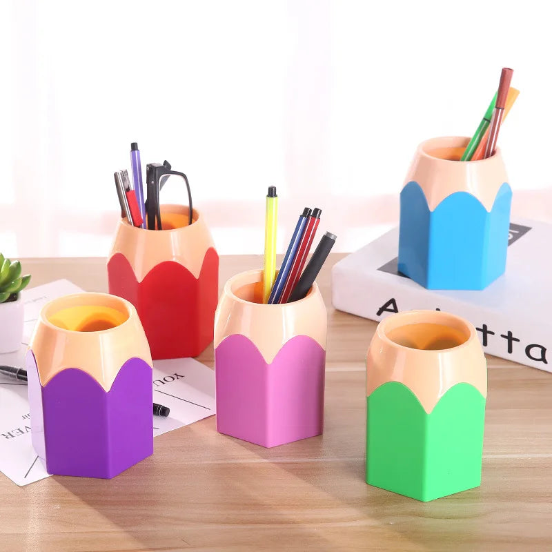 Pot à Crayons en Bois